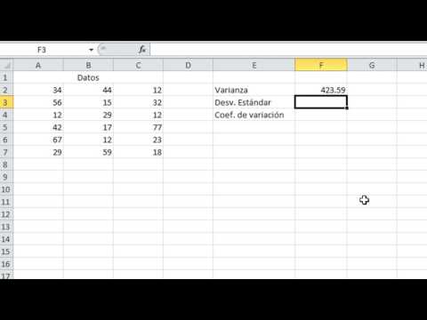 Desviación estándar en Excel: Cómo calcularla y usarla