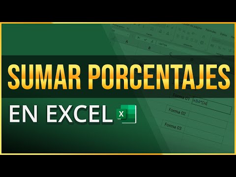 Cómo hacer la suma de porcentajes en Excel