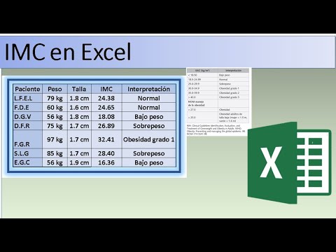 Fórmula IMC en Excel: Cómo Calcular tu Índice de Masa Corporal