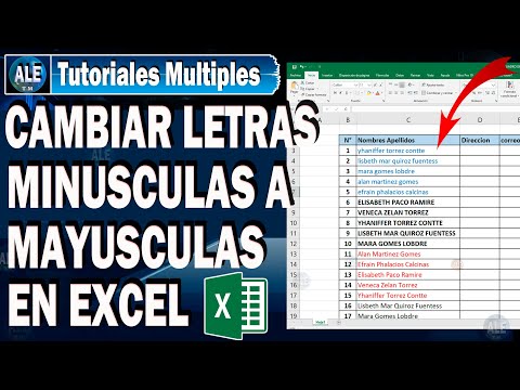 Convertir texto a mayúsculas en Excel: Tutorial rápido y fácil