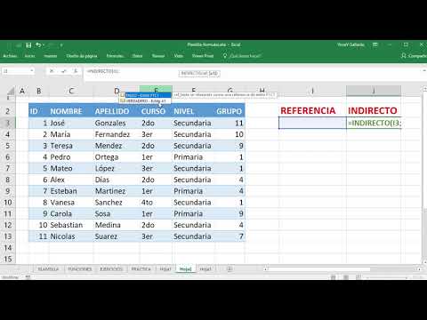 Fórmula indirecto en Excel: Cómo utilizarla correctamente